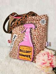 Canvas Panel Cherry Picking Bag - "Bullshit Remover" + Herzhände