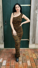 Viskosejersey Tigerelle by Cherry Picking - 299 schwarz