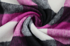 Woll-Jacquard Black Check