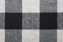 Woll-Jacquard Black Check