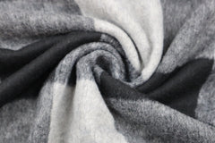 Woll-Jacquard Black Check