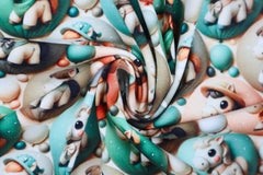 Baumwolljersey Digital Pony Balloon