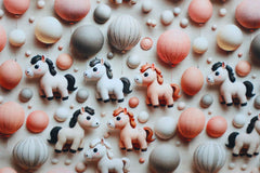 Baumwolljersey Digital Pony Balloon