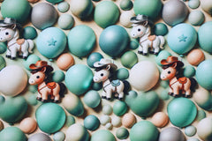 Baumwolljersey Digital Pony Balloon