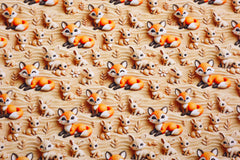 Baumwolljersey Digital Fuchs & Hase