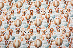 Baumwolljersey Digital Hoch hinaus!