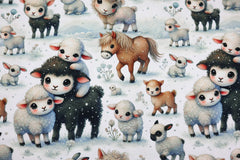 Baumwolljersey Digital Im Winter