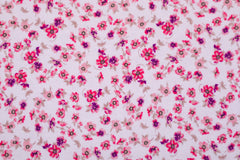 Baumwolljersey Digital Jade Blümchen