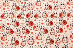 Baumwolljersey Digital Cute Ladybug