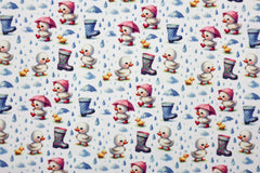 Baumwolljersey Digital Plitsch Platsch Entchen