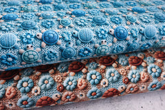 Baumwolljersey Digital Knitted Cuties