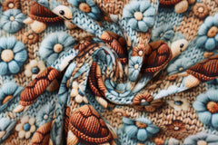 Baumwolljersey Digital Knitted Cuties