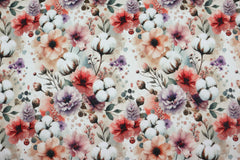 Baumwolljersey Digital Cotton Flower