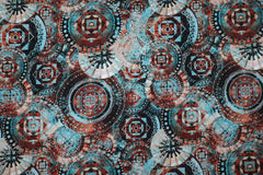 Baumwolljersey Orient Mandala