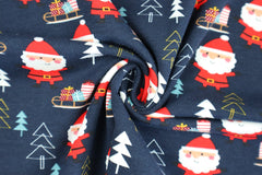 Baumwolljersey Santa Forest