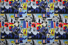 Baumwolljersey Superman Comic