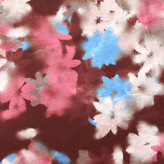 Baumwolljersey Digital Joy - weinrot