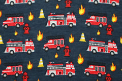 Baumwolljersey Löschfahrzeuge