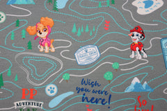 Lizenz Baumwolljersey Paw Patrol Travel Crew