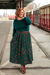 Viskose Webware Octubre by Bienvenido Colorido - 266 smaragd