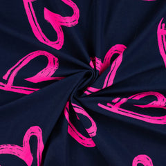 Denim Jersey Neon Liebe