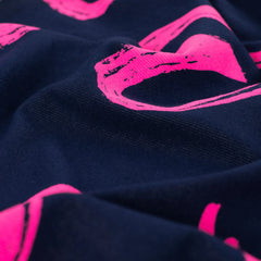 Denim Jersey Neon Liebe