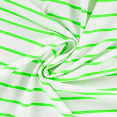 French Terry Light Neon Stripes