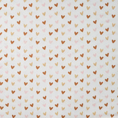 Baumwolljersey Glitter Hearts