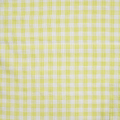 Seersucker Yellow Check by Qjutie