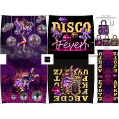 Canvas Taschenpanel Wendetasche - Disco Fever