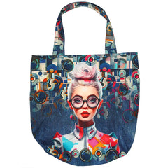 Canvas Taschenpanel Wendetasche - Tea Time