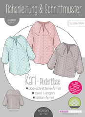 Schnittmuster Kibadoo Damen Kari Pluderbluse