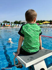 Baumwolljersey New Waves by Käselotti