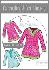Schnittmuster Kibadoo Kinder Tunika Bluse Kira 80 bis 164