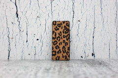 Kunstleder Label/Aufnäher Leo - kork