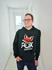 Panel French Terry Fox Devils Wild by Thorsten Berger