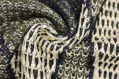 Leichter Strickstoff Häkeloptik