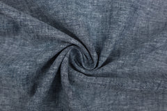 Leinen Baumwollstoff Chambré Melange