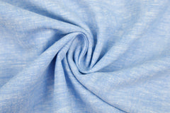 Leinen Baumwollstoff Chambré Melange