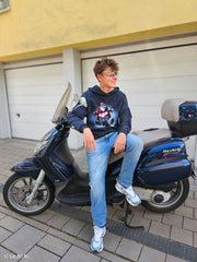 Panel French Terry Santa 2.0 by Thorsten Berger - 597 dunkelblau