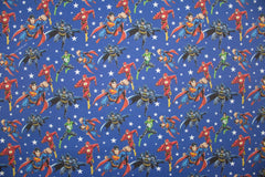 Lizenz Baumwoll Popeline Justice League Stars