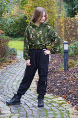 French Terry Chestnut Friends Kastanien by Thorsten Berger