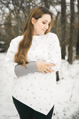 Sweatshirtstoff Beyond Nordic by Christiane Zielinski - Schneeflocke