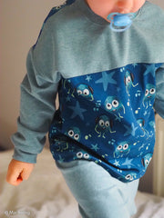 Baumwolljersey Monsta by mrs. Mint Design