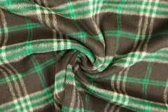 Mantelstoff Karo Liebe