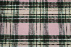 Mantelstoff Alles Karo? rosa/grün