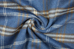 Mantelstoff Karo Liebe