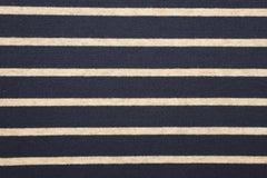 Viskose Strickjacquard Marina Streifen - dunkelblau