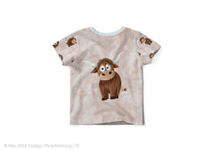 French Terry Holy Cow by mrs. Mint Design - 172 apricot