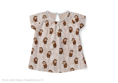 French Terry Holy Cow by mrs. Mint Design - 172 apricot